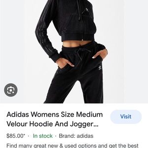 Gorgeous Adidas Velour Tracksuit
